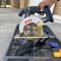 Ryobi 18V ONE+ Circular Saw Kit Battery + Charger + Case Included