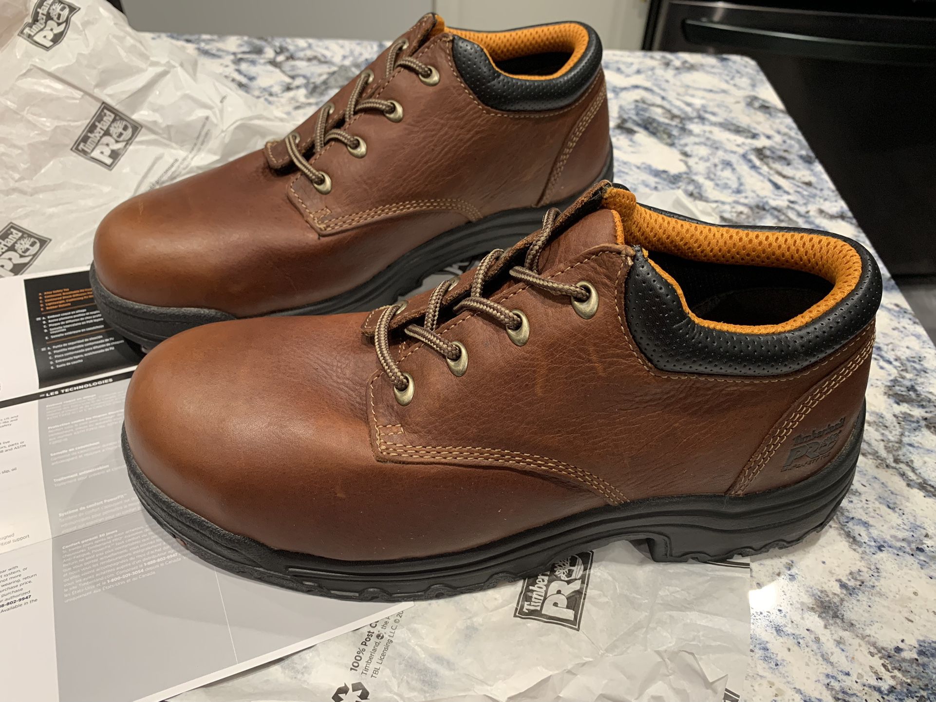 Timberland 10.5 Steel Toe Safety Shoes 
