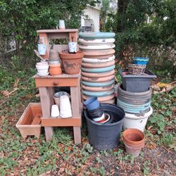 Over 30 Large Planters & 20 Smaller