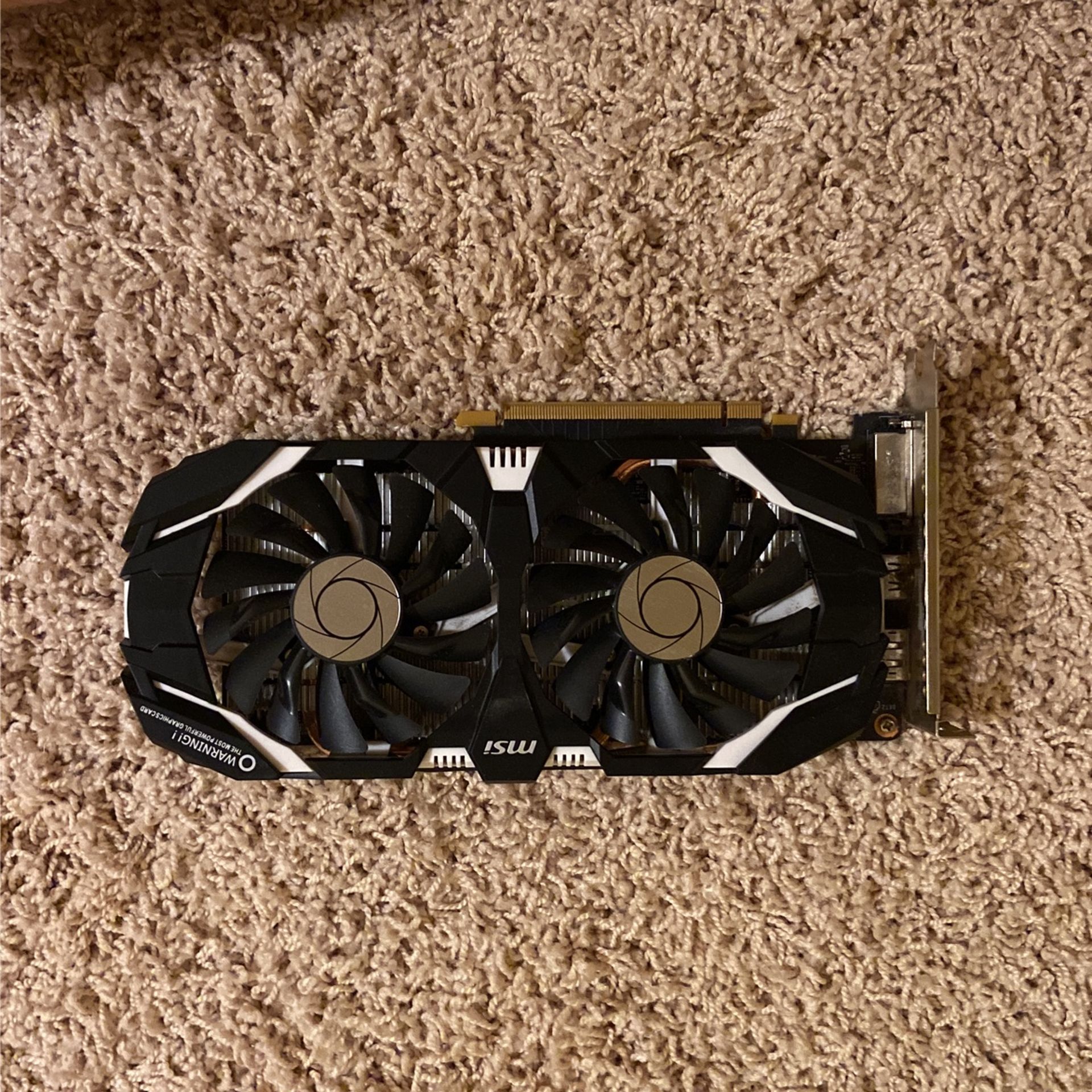 MSI GTX 1060 6GT OCV1 - G10606TC1