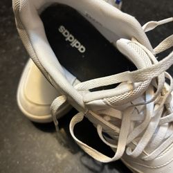 Men’s New ADIDAS WHITE & BLUE  Sz 12.5