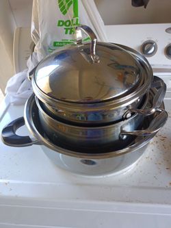 Stainless Steel Pot Set with Lid