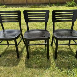 Wooden Chairs (black)