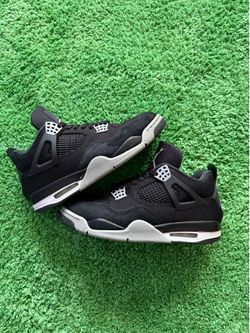 Jordan 4 Black Canvas