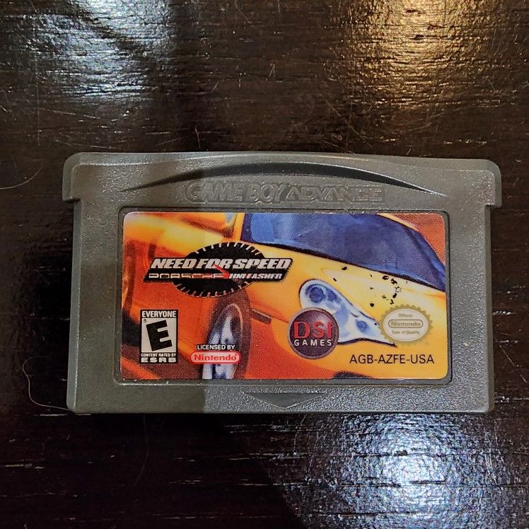 Need For Speed Porsche Unleashed GBA Game