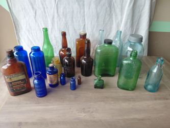 Vintage color glass