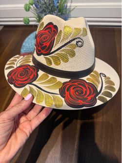 Woman’s hand painted hat