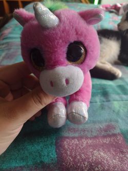Pink unicorn plushie