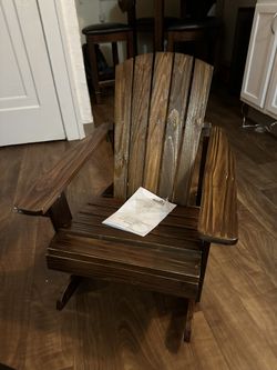 Brand New Kids Rocking Wooden Chair