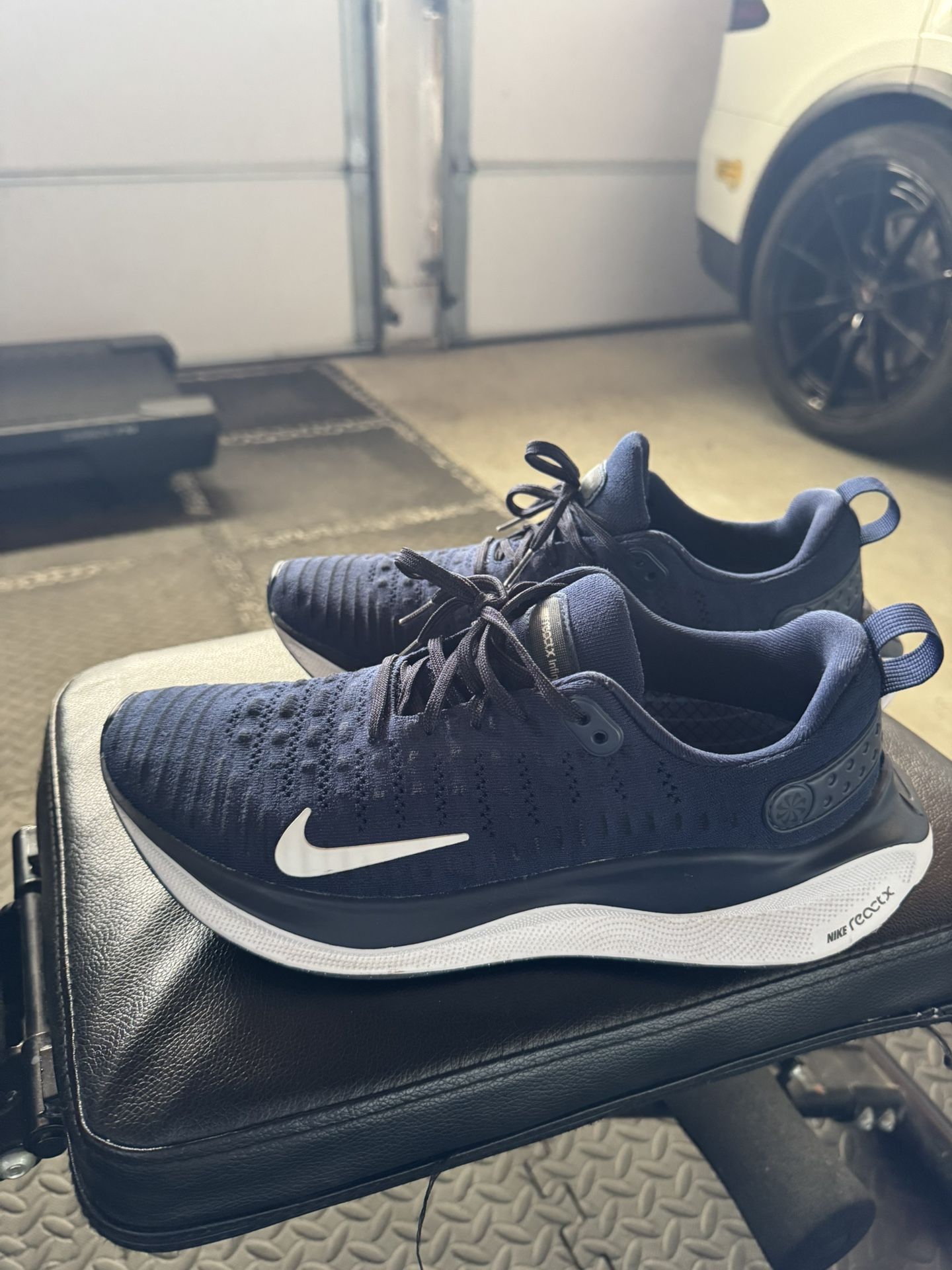 Nike ReactX Infinity Run 4 Mens 9.5 Running Shoes Navy Blue 