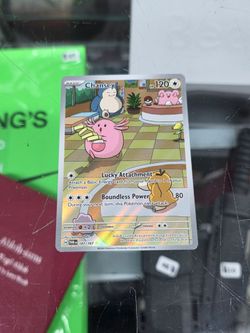 Chansey 187/167 Twilight Masquerade Illustration Rare Holo Pokemon Card