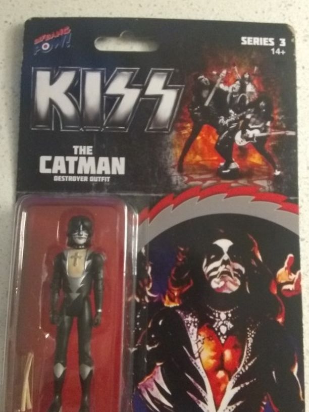 Brand New Kiss Peter Criss The Catman Destroyer Outfit Series 3 Action Figure