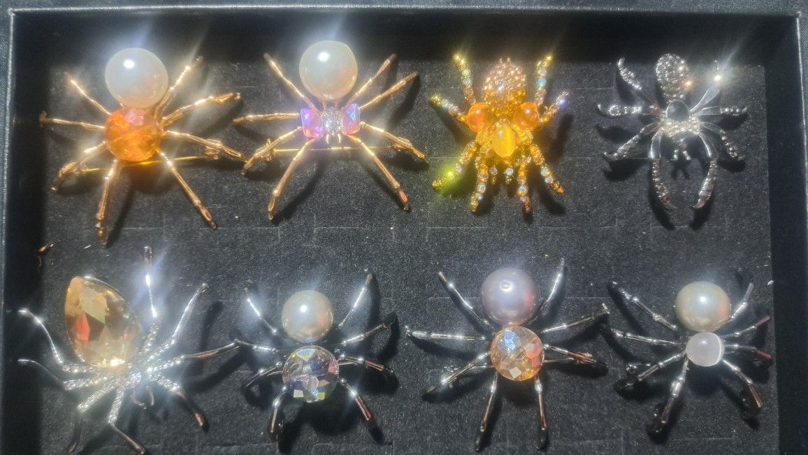 Spder Brooches