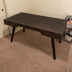 Home Office Desk Solid Wood 60”