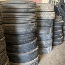 Semi Truck Tires And Passenger Car