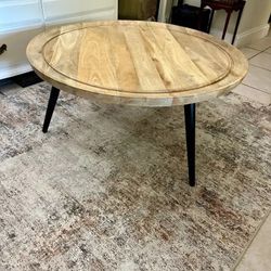 Round Wooden Centre Table