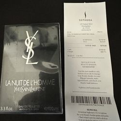 LA NUIT DE L’HOMME EAU DE TOILETTE YSL 100ml/3.3oz