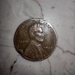 Rare 1942 Wheat Penny 