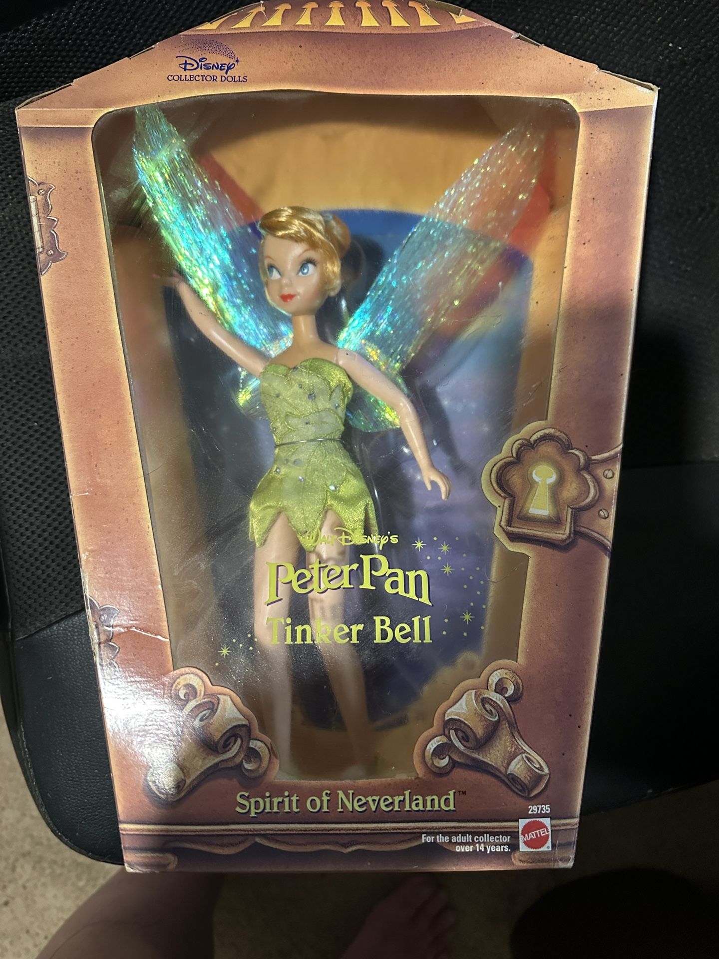 Original Peter Pan’s Tinker Bell Still In A Box Never Removed