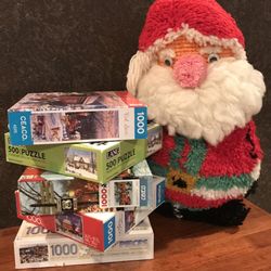 5 Christmas Jigsaw Puzzles 