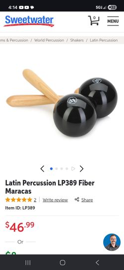 Latin percussion fiber maracas for sale