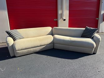 Beige/ Tan 2 Piece Sofa*FREE DELIVERY 🚚