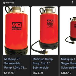 2” Submersible Pumps 