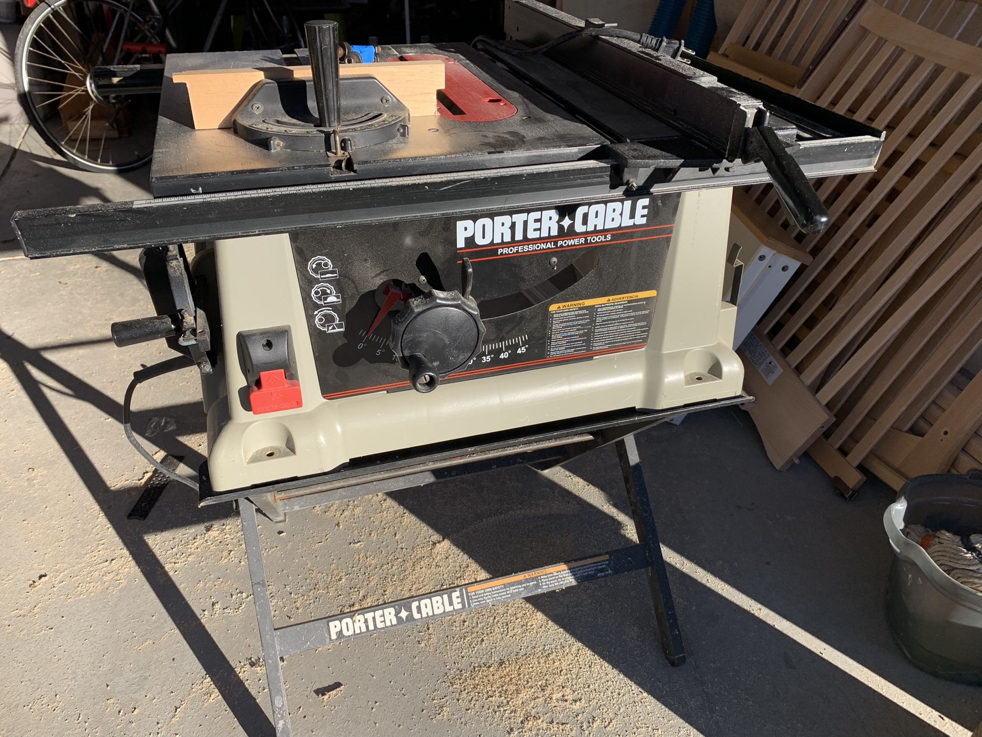 Porter cable table 2024 saw for sale