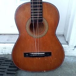 Vintage 1960s Acoustic Guitar