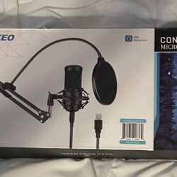 Aokeo USB Condenser Microphone, 192kHZ/24bit Professional PC Streaming