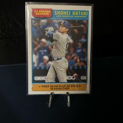 2025 Topps Heritage Record Breaking Shohei Othani 