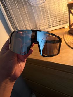 Chrome color sunglasses