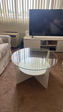 Glass Top Coffee Table