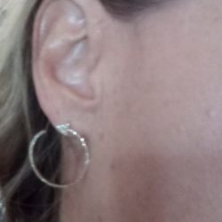 Gorgeous Genuine 14kt Yellow Gold And Natural G Color Diamond Earrings 