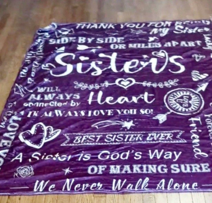 Gift Flannel Blanket New Queen 60x80