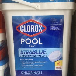 Clorox Pool Chlorine tablets 40 lbs