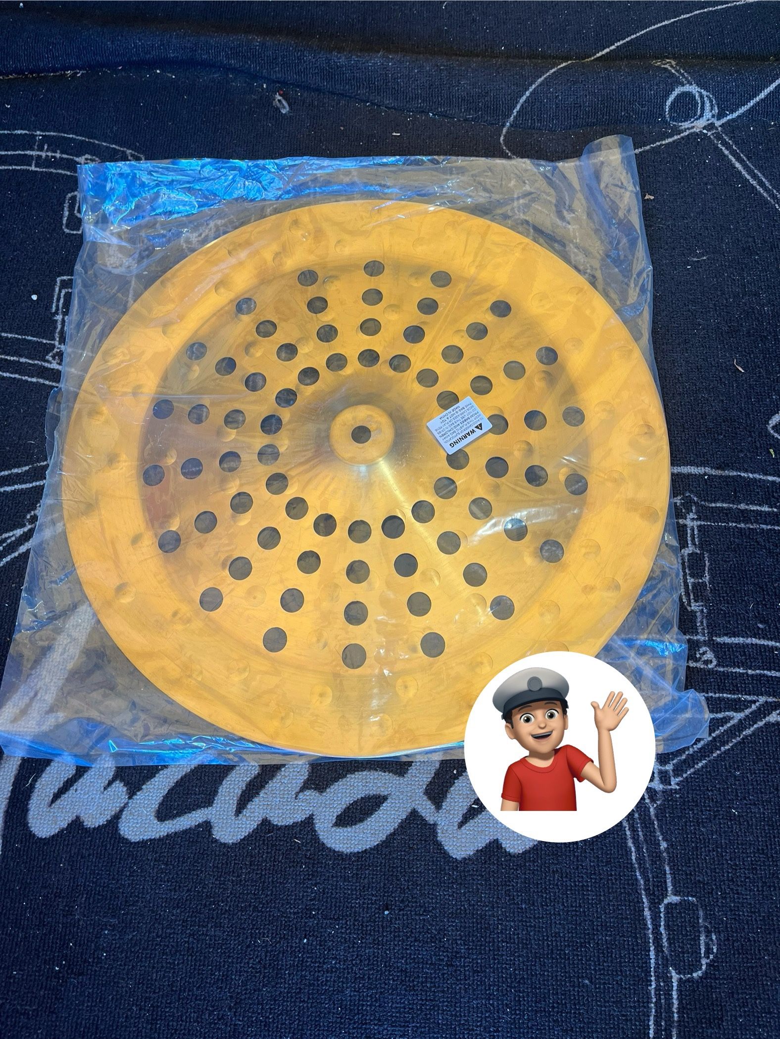 🔥 New 18” Holy China Cymbal Drum Set Drums