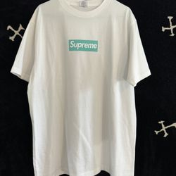 Supreme Tiffany & Co. Box Logo Print T-Shirt