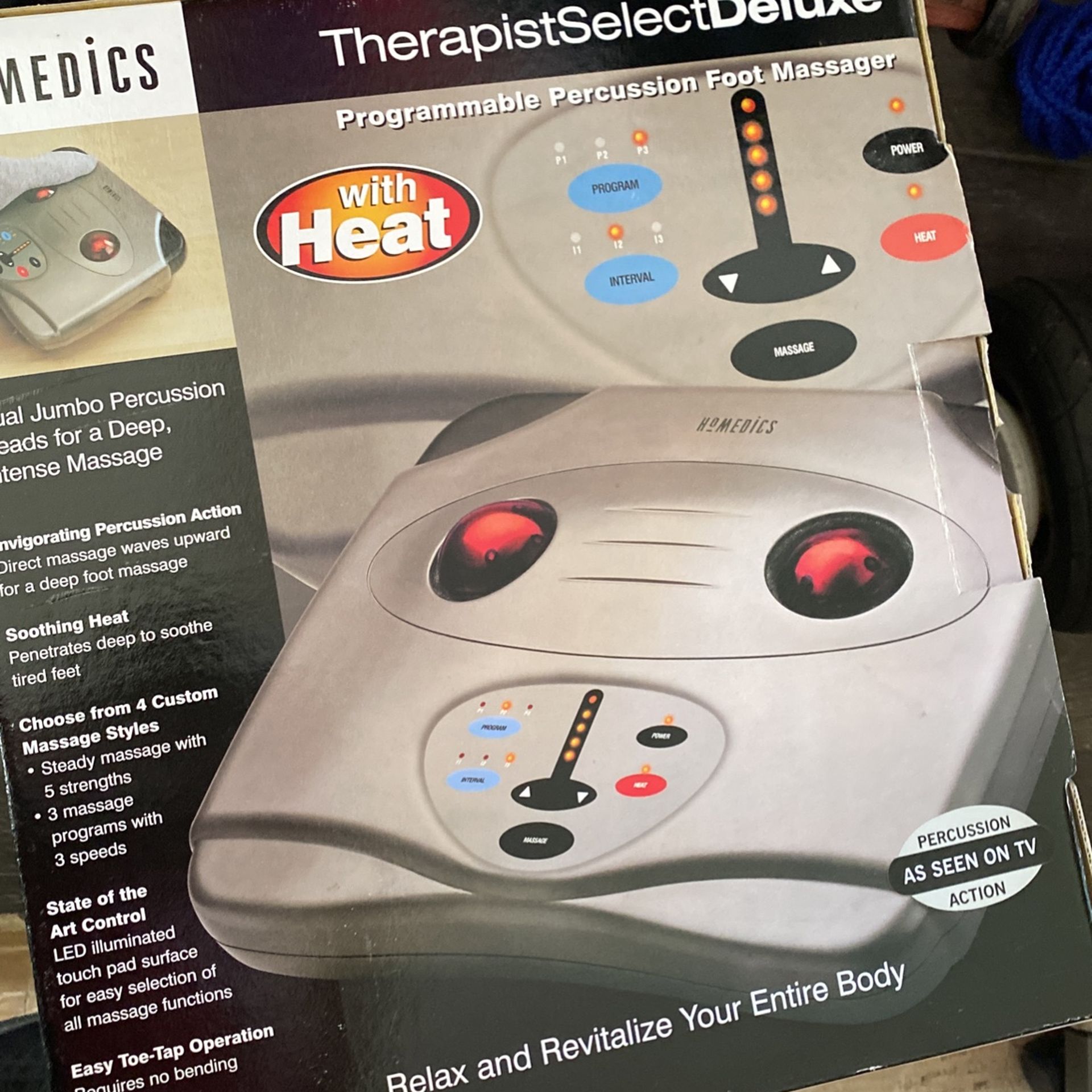 Foot Massager TherapistSelectDeluxe Brand New In Package Perfect For A Gift 
