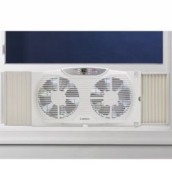 Lasak dual window fan