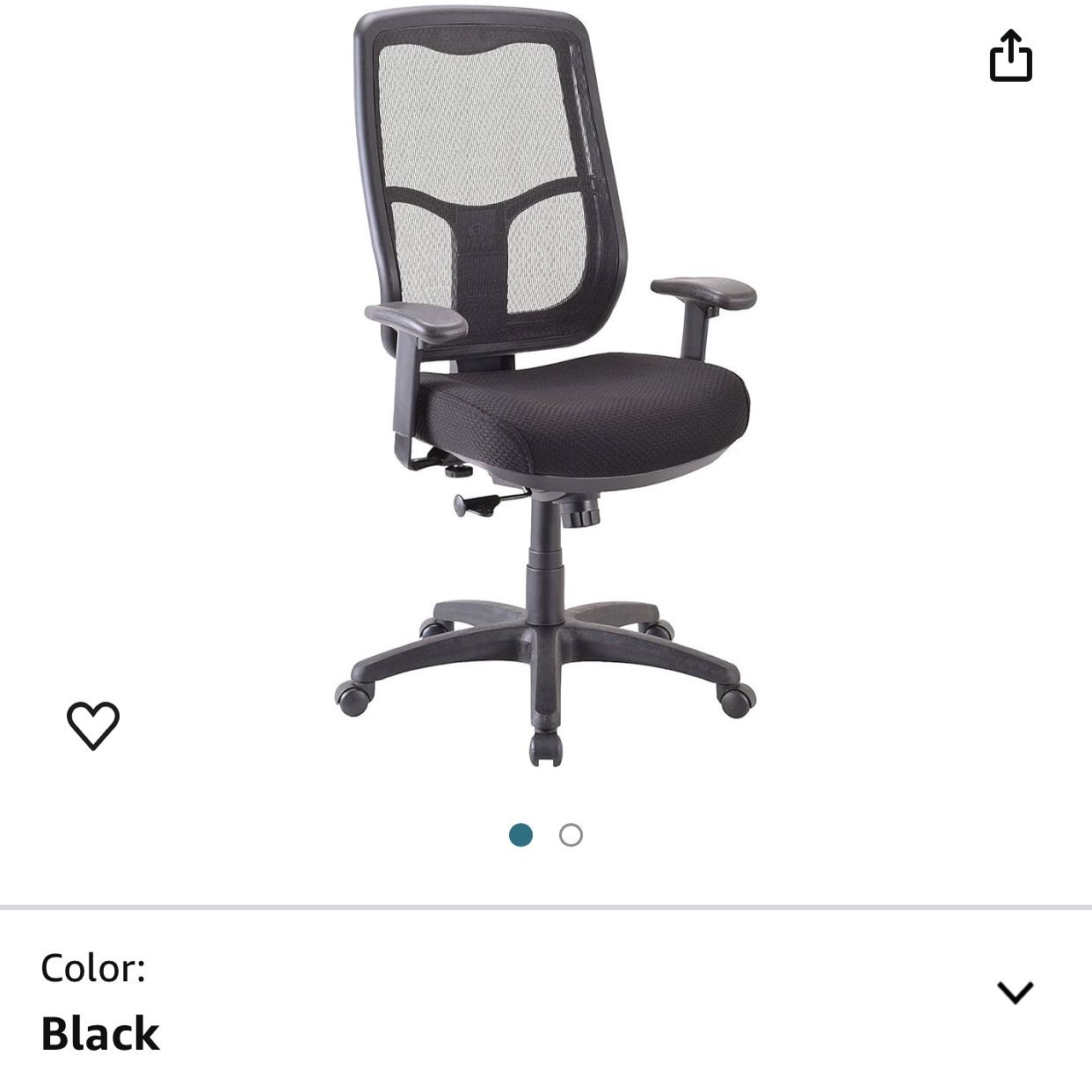 Tempur-Pedic Adjustable Task Chair, Black