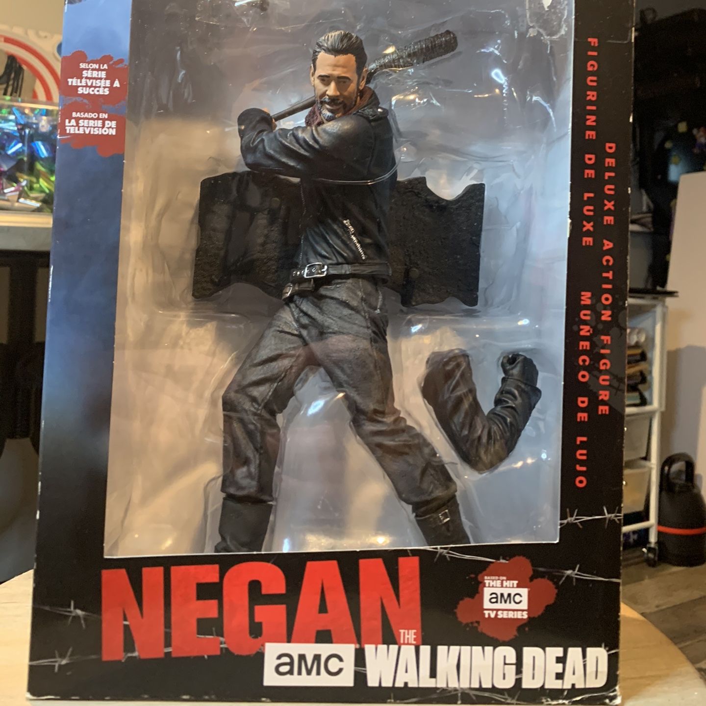 Walking Dead Negan & Lucille 10” Deluxe Figure NEW