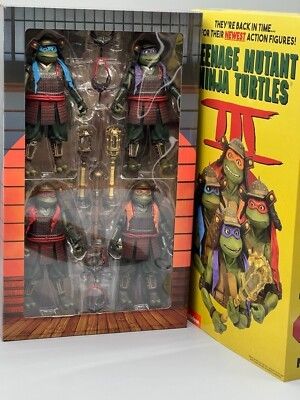 TMNT 3 NECA 4 PACK