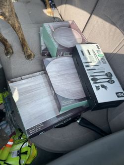 New Plates, Bowls And Serving Tray