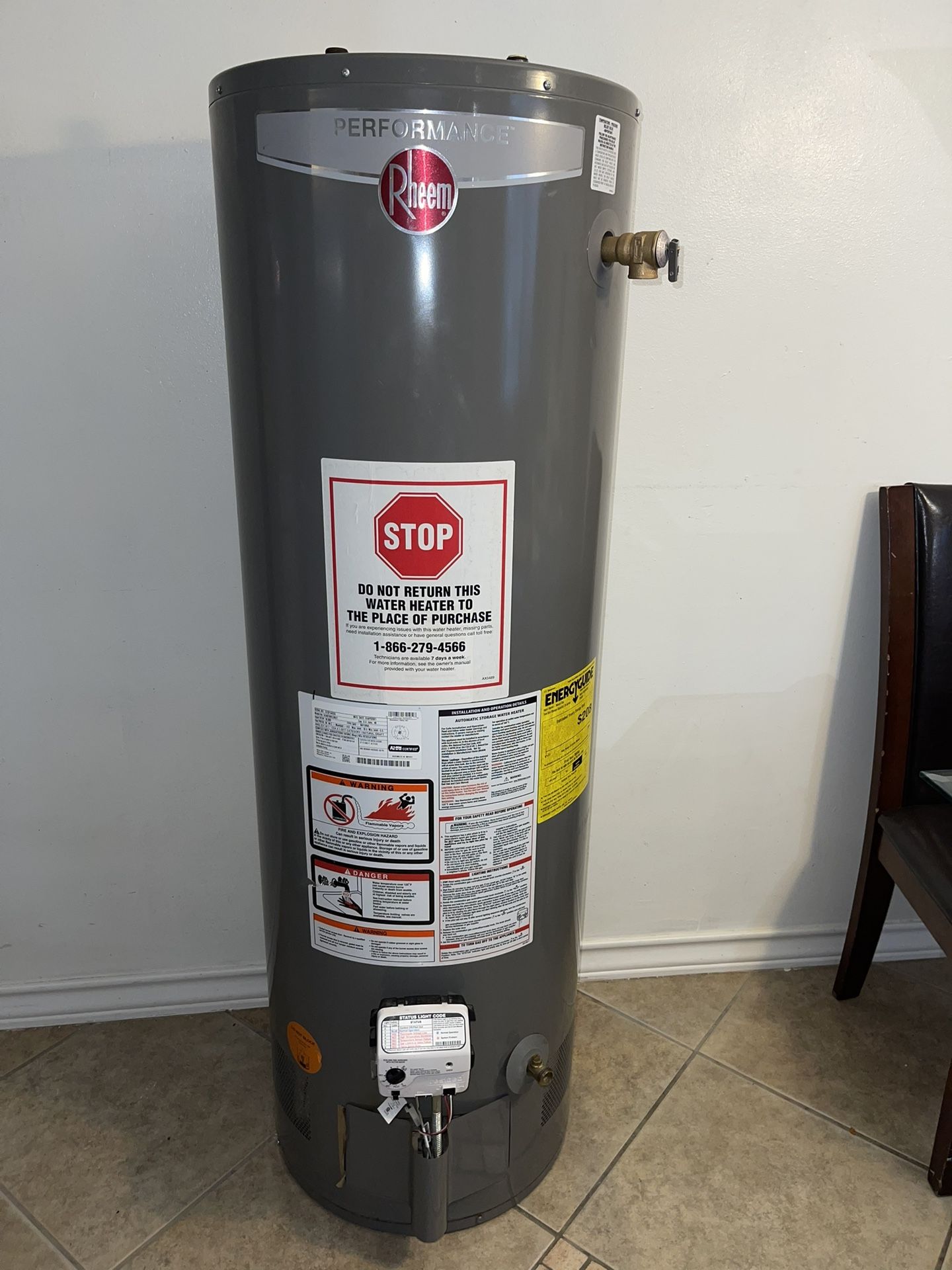 Water Heater gas USED 40 Gals