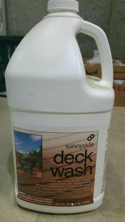 Deck wash