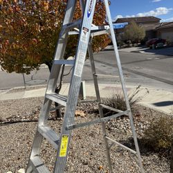 8 Ft Aluminum Werner Ladder For Sale, New Cond $60.00 Cash