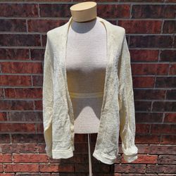 Urban Outfitters Knit Cardigan Sweater Light Yellow Women’s Medium 
