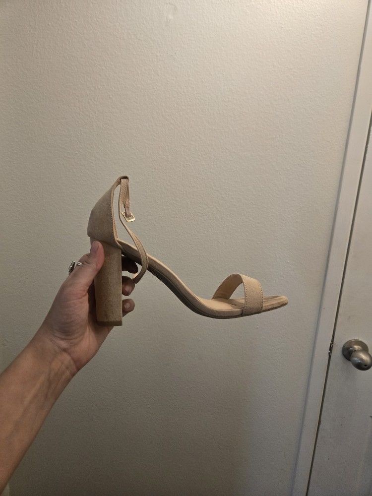 Basic Beige Heels