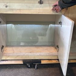 Shelve Larg And Wide.  White/ Beige 